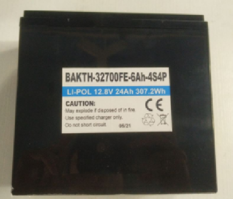 定制工厂制造的Bakth-32700Fe-6AH-4S4P 12.8V 24AH LIFEPO4电池组可充电电池组 