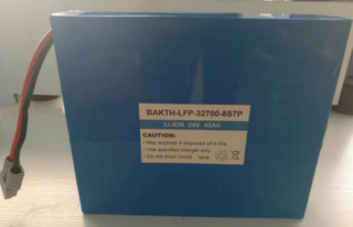 定制的Bakth-LFP-32700-8S7P 24V 40AH 工厂价格LFP电池组可充电电池组