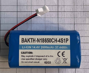 高容量工厂价格Bakth-N18650CH-4S1P 14.4V 2600mAh锂离子电池组可充电电池组可穿戴电器