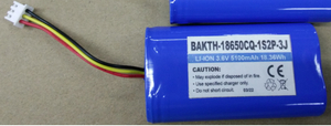 OEM高容量BAKTH-18650CQ-1S2P-3J 3.6V 5100mAh 工厂价格锂离子电池组可充电电池组