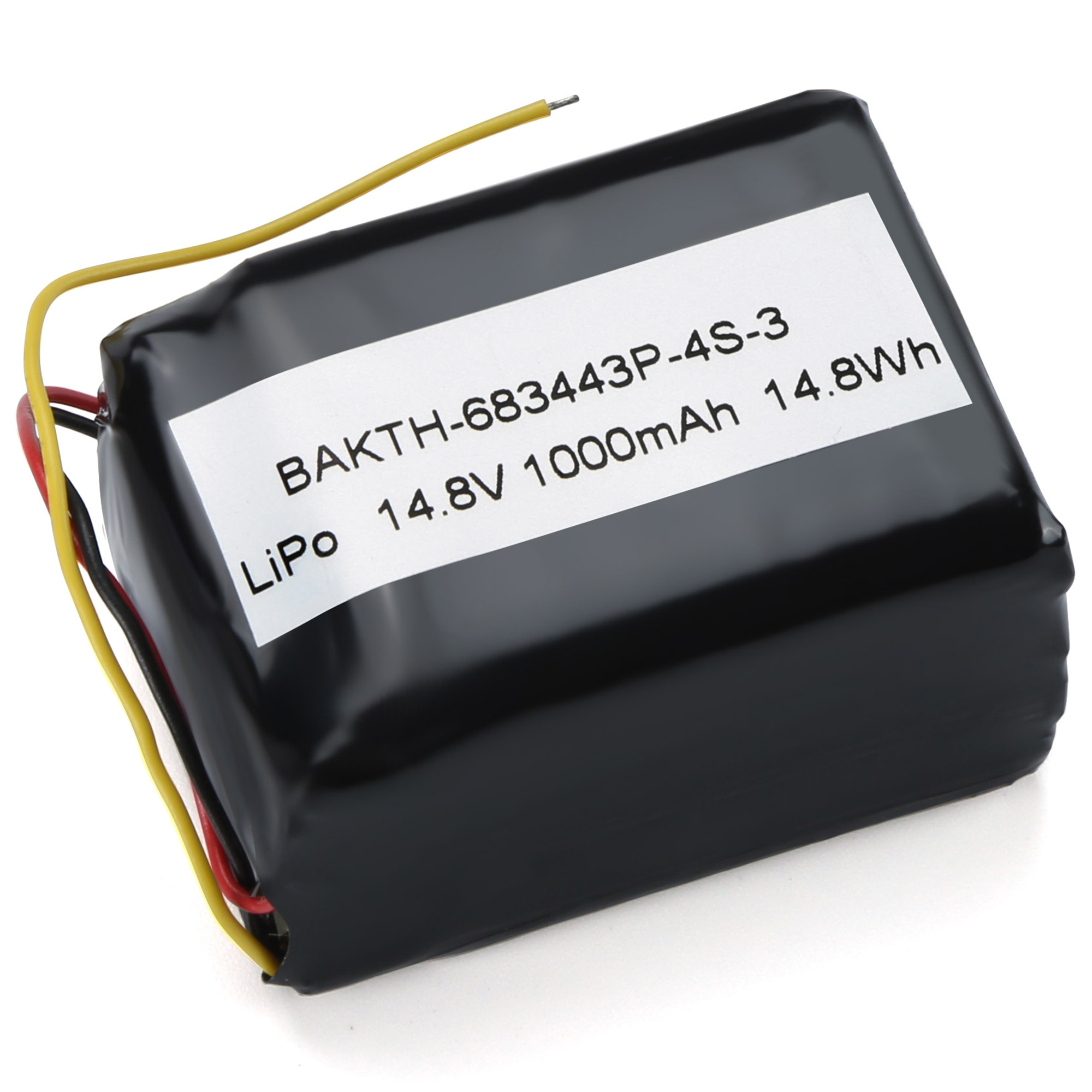 BAKTH-683443P-4S-3可充电长寿命锂聚合物电池14.8V 1000mAh 