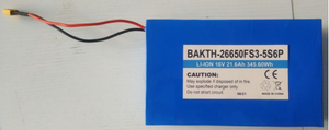 定制的深循环电池BAKTH-26650FS3-5S6P 16V 21.6AH 工厂价格LifePo4电池组可充电可充电电池组，用于家庭存储
