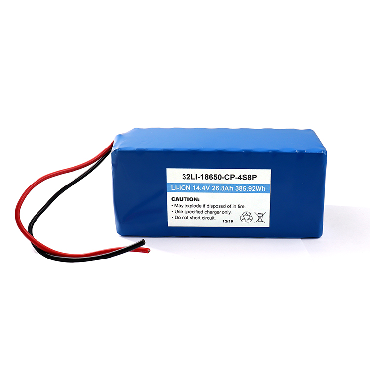 定制可充电18650电池单元14.4V 26.8AH高安全锂离子电池组